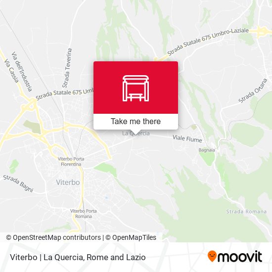 Viterbo | La Quercia map