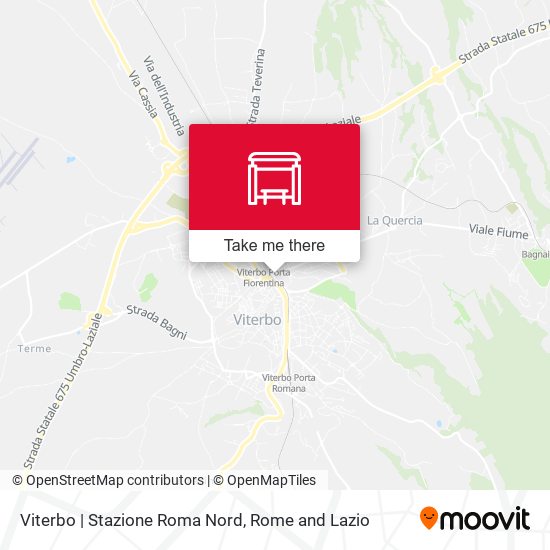 Viterbo | Stazione Roma Nord map