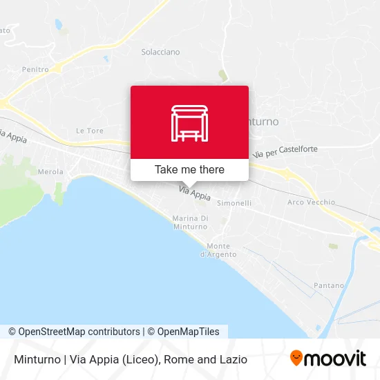 Minturno Via Appia (High School) map