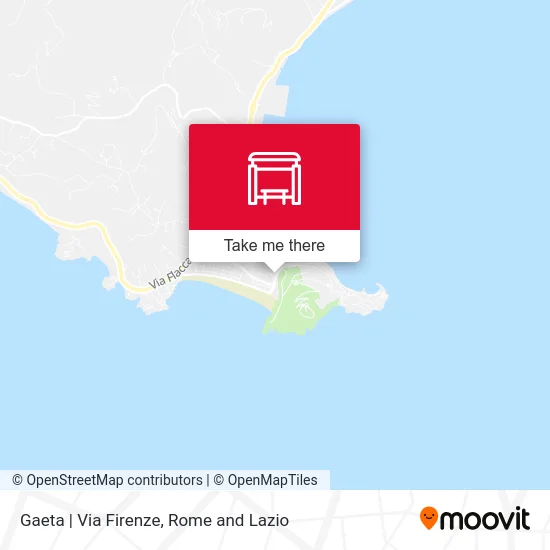 Gaeta | Via Firenze map