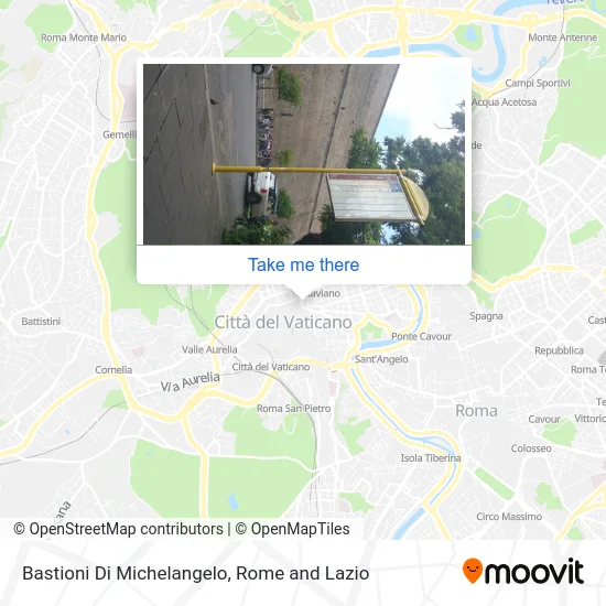 Michelangelo Bastions map