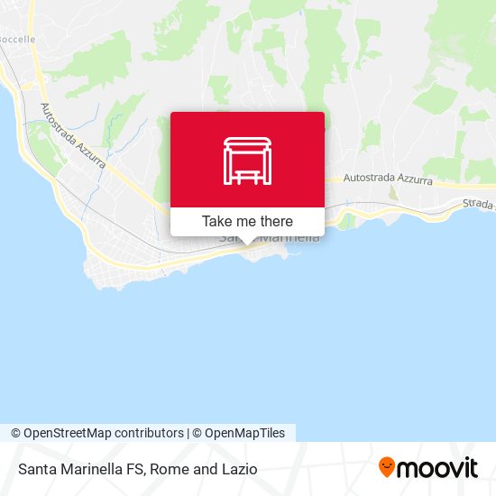 Santa Marinella FS map