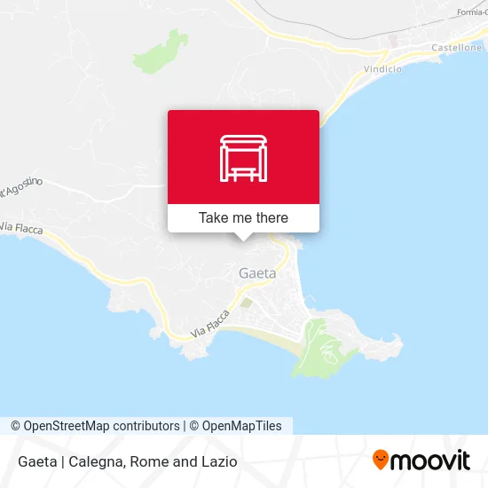 Gaeta | Calegna map