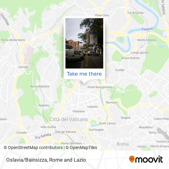 Oslavia/Bainsizza map