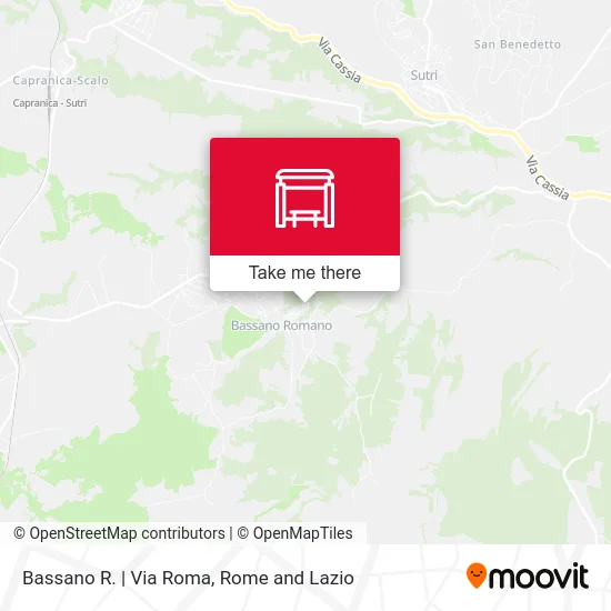 Bassano R. | Via Roma map