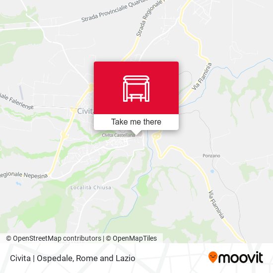 Civita | Ospedale map