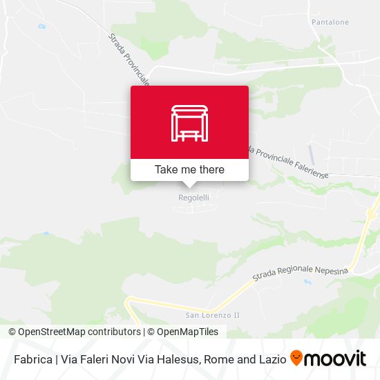 Fabrica | Via Faleri Novi Via Halesus map