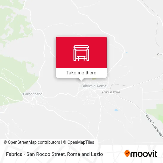 Fabrica - San Rocco Street map