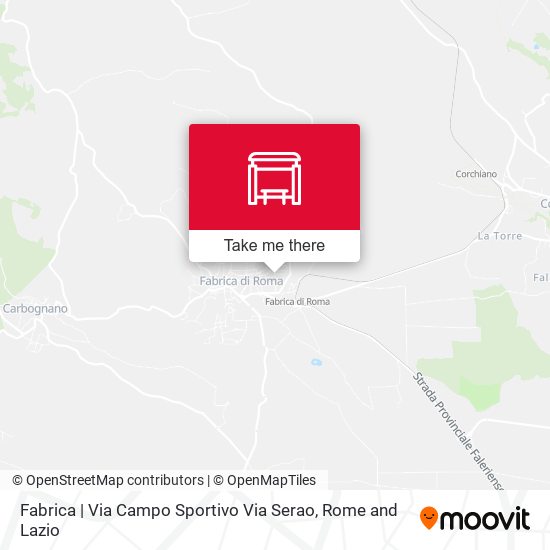 Fabrica | Via Campo Sportivo Via Serao map