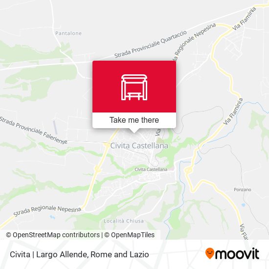 Civita | Largo Allende map