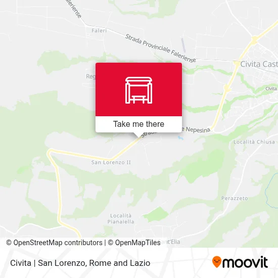 Civita | San Lorenzo map