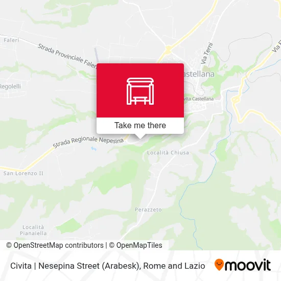 Civita | Nesepina Street (Arabesk) map