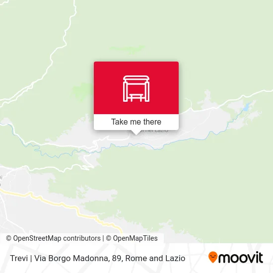 Trevi | Borgo Madonna Street, 89 map