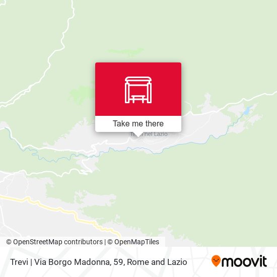 Trevi | Via Borgo Madonna, 59 map