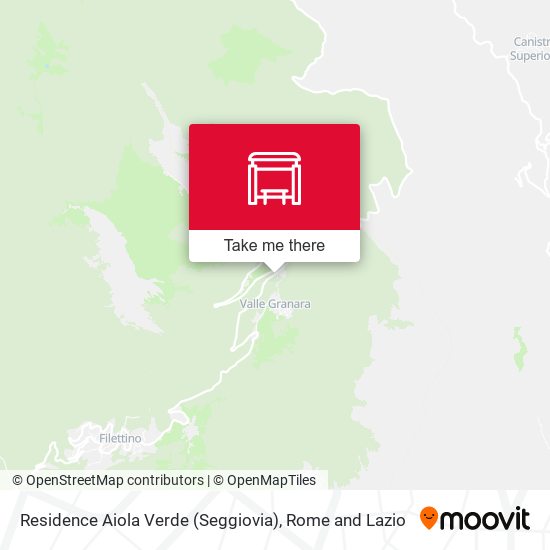 Residence Aiola Verde (Seggiovia) map