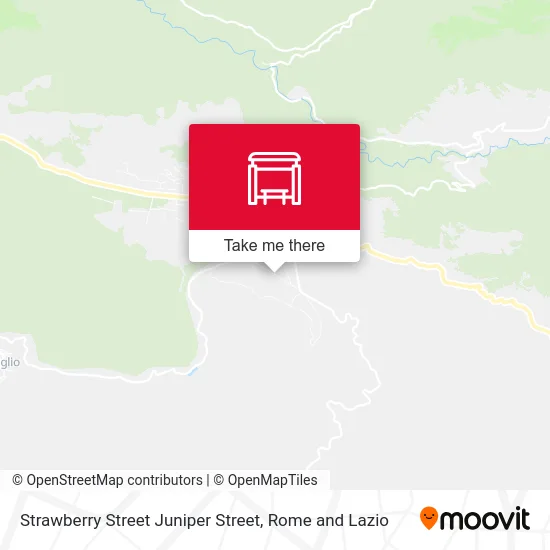 Strawberry Street Juniper Street map