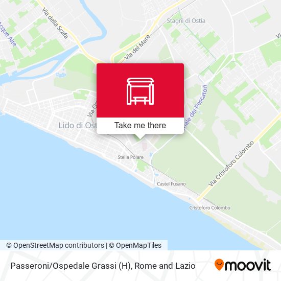 Passeroni/Ospedale Grassi (H) map