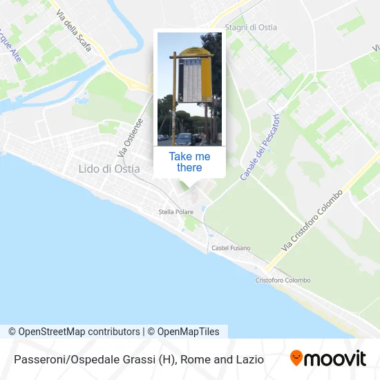 Passeroni/Grassi Hospital map