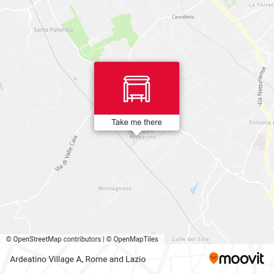 Ardeatino Village A map