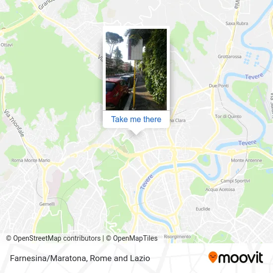 Farnesina/Marathon map