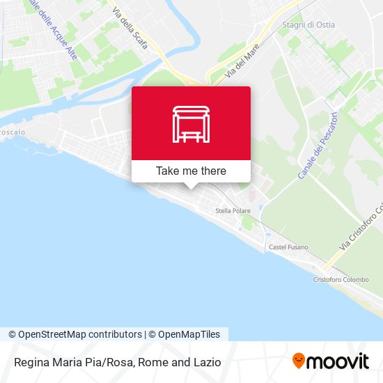 Regina Maria Pia/Rosa map