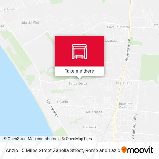 Anzio | 5 Miles Street Zanella Street map