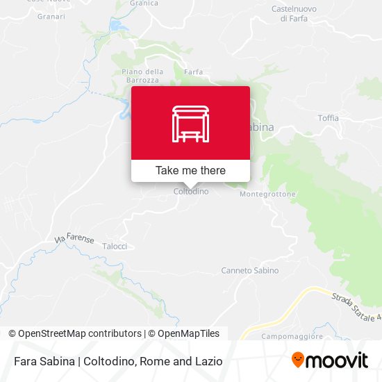 Fara Sabina | Coltodino map