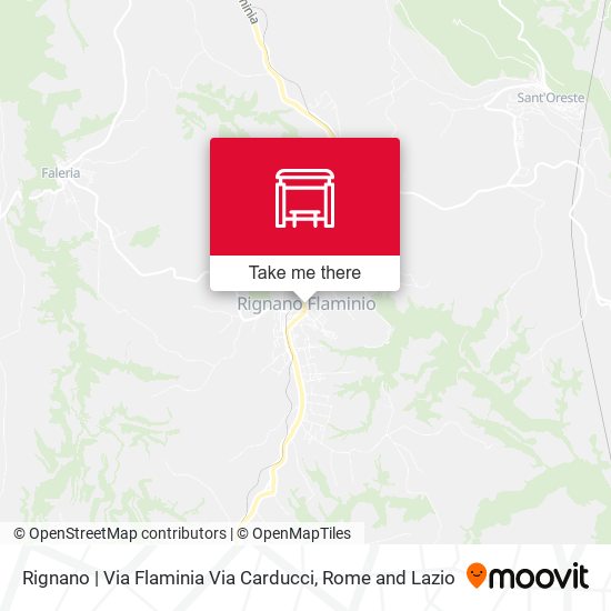 Rignano | Via Flaminia Via Carducci map