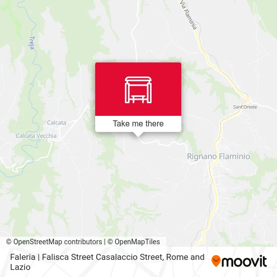 Faleria | Falisca Street Casalaccio Street map