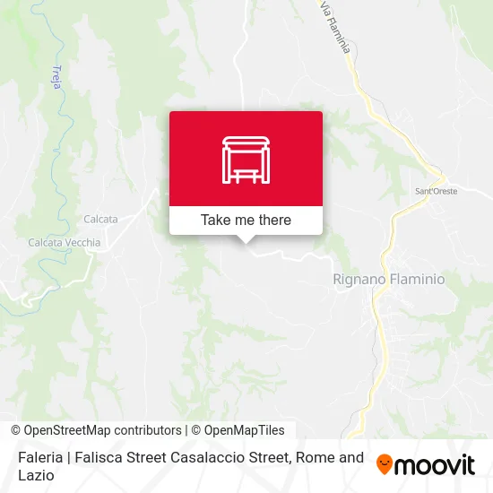 Faleria | Falisca Street Casalaccio Street map