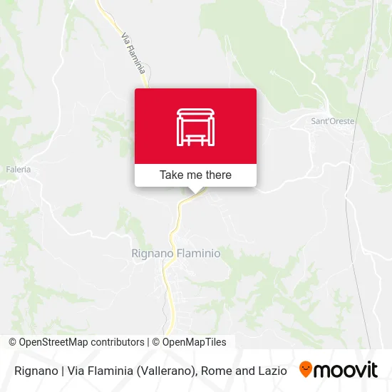 Rignano | Via Flaminia (Vallerano) map
