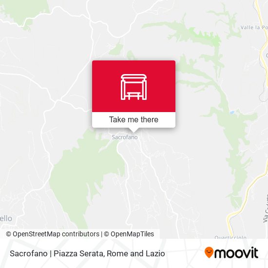 Sacrofano | Piazza Serata map