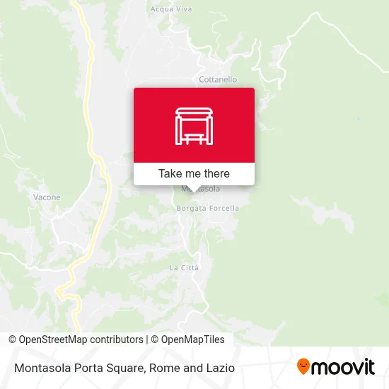 Montasola Porta Square map