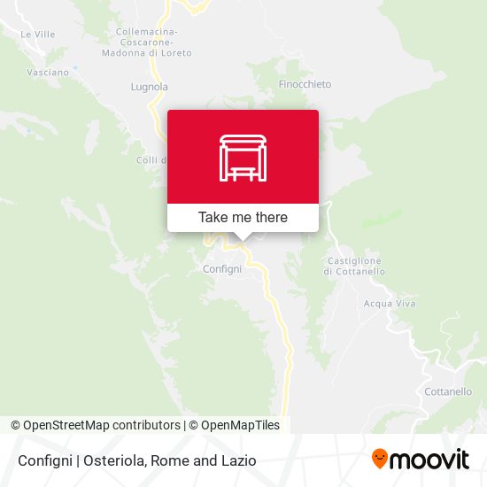 Configni | Osteriola map