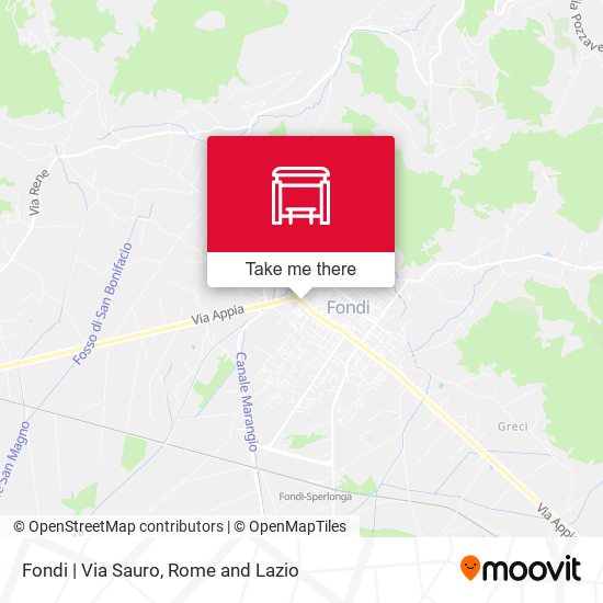 Fondi | Via Sauro map