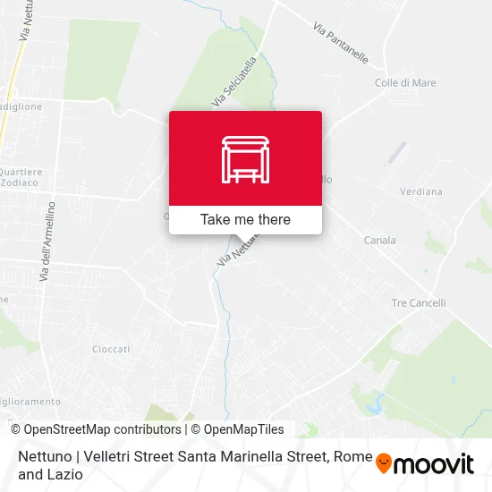 Nettuno | Velletri Street Santa Marinella Street map