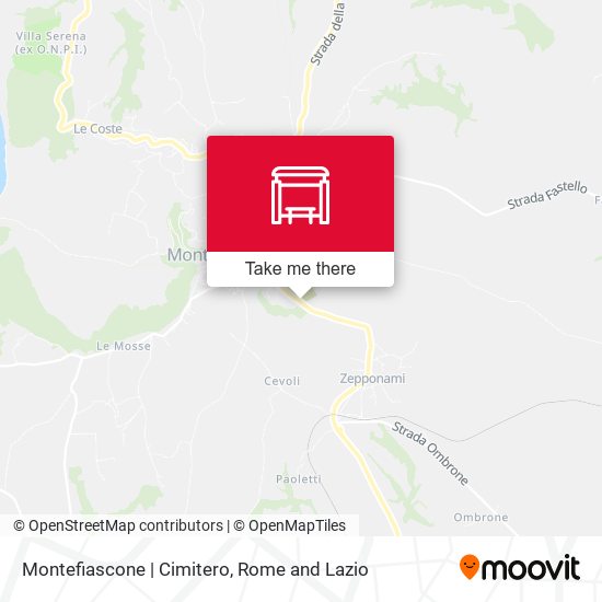 Montefiascone | Cimitero map