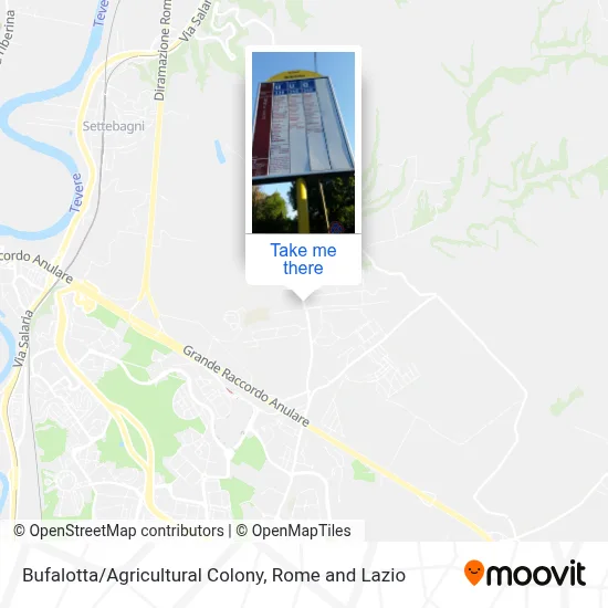 Bufalotta/Agricultural Colony map