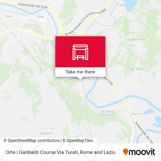 Orte | Garibaldi Course Via Turati map