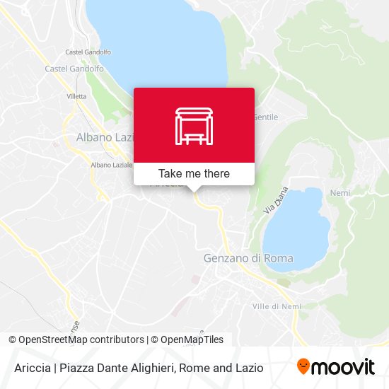 Ariccia | Piazza Dante Alighieri map
