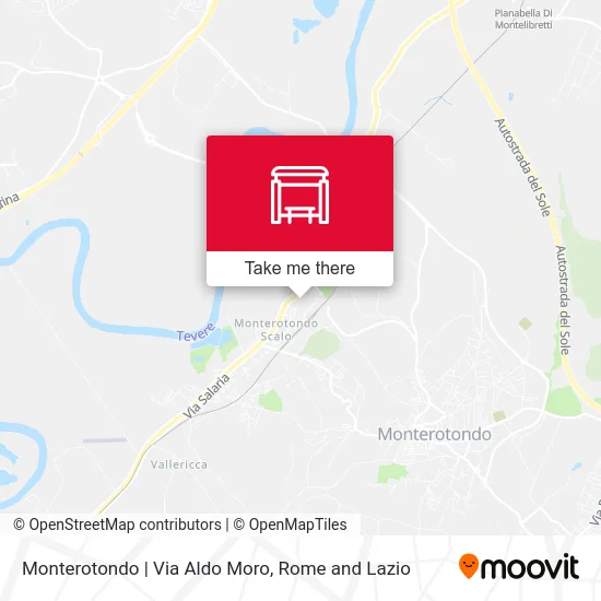 Monterotondo | Aldo Moro Street map