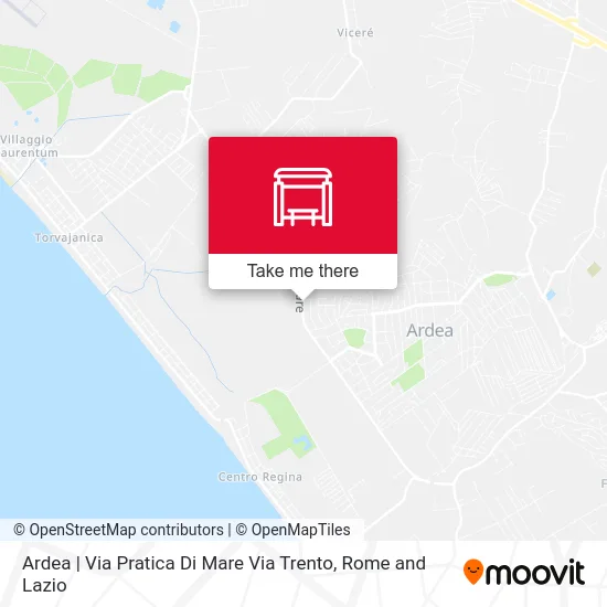 Ardea | Via Pratica Di Mare Via Trento map