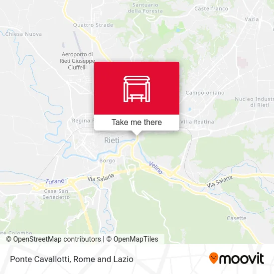 Ponte Cavallotti map