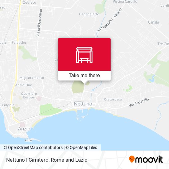Nettuno | Cimitero map
