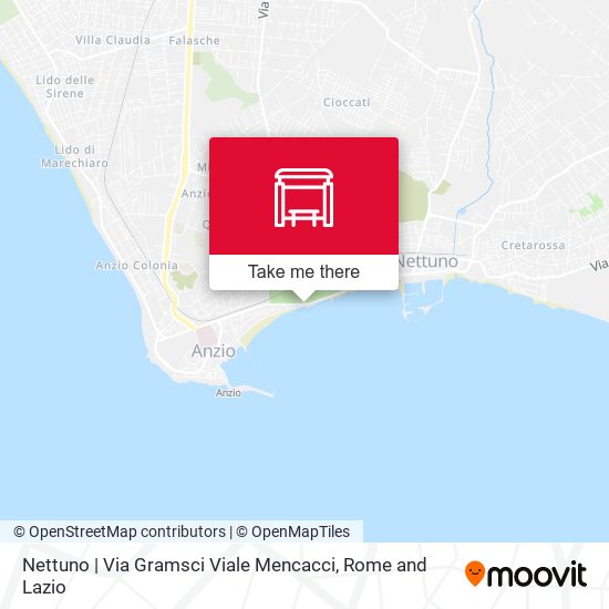 Nettuno | Via Gramsci Viale Mencacci map