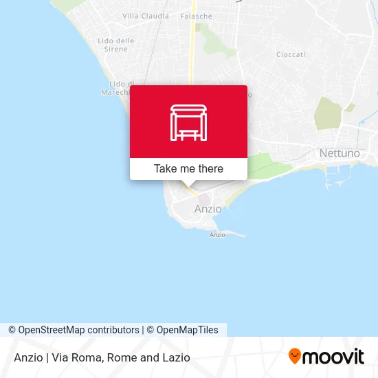 Anzio | Via Roma map