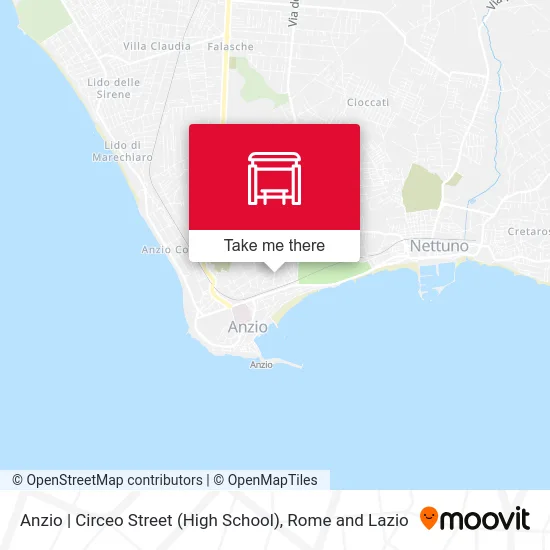 Anzio | Circeo Street (High School) map