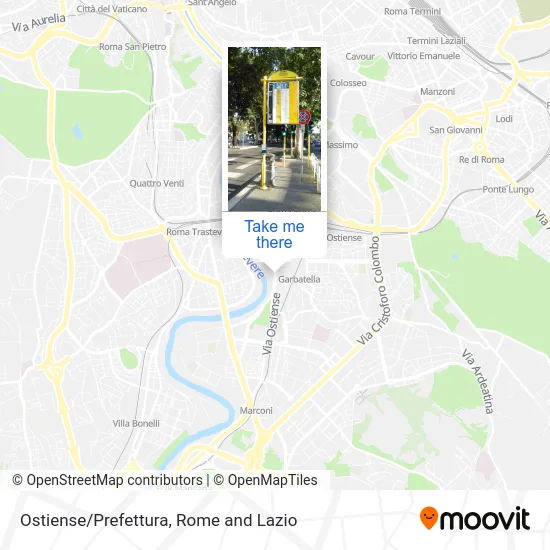 Ostiense/Prefecture map