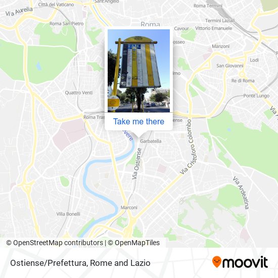 Ostiense/Prefettura map