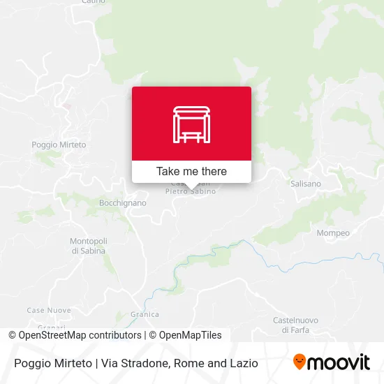 Poggio Mirteto | Stradone Street map